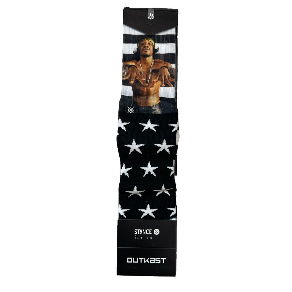 Stance Socks Outkast Graphic NWT L Mens 9-13 Hip Hop Casual